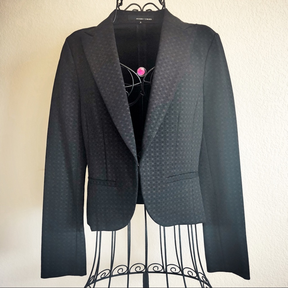 NWOT AMANDA & CHELSEA houndstooth suit blazer
